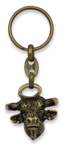 Old Bull Gold Schlüsselanhänger