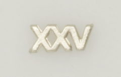 Albainox Pin Nummer, 25 Jahre National Police, Metall, Größe 1 X 0,5 cm, 0944646