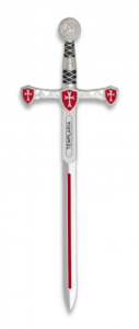 Mini Espada Templaria de Zinc de 17.4 Cm tole10 09787