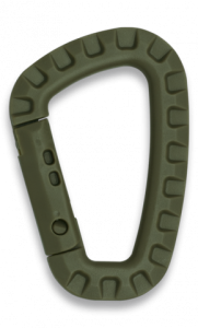 Barbaric Green Fiber-Karabiner, Größe 7 cm