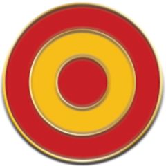 Spanien Dartscheibe Pin 1,8 Cm