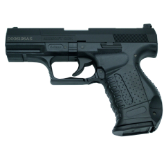 Pistola HFC Tipo Walther P99 - Nero - Pistola a molla pesante calibro 6 mm - Energia 0,29 Joule - Velocità di sparo 70m/s - 230 FPS. Rif: 120N