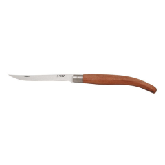 Navaja Jamonera Curva Hoja de Acero Inox. 13,5 Cm con mango de madera prensada y virola de acero Don Benito 13216