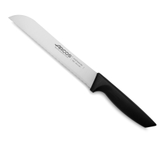 Brotmesser Arcos Nizza 135700 Edelstahl Nitrum und mango Polypropylenmesser mit 20 cm Klinge in Blisterverpackung