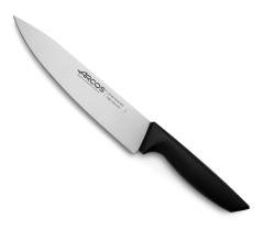 Cuchillo de cocina  Arcos Niza 135800 de acero inoxidable Nitrum y mango de polipropileno con hoja de 20 cm en blíster