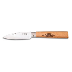 Navaja Punta espada MAM con mango de madera y hoja de acero inox 8 cm 14008