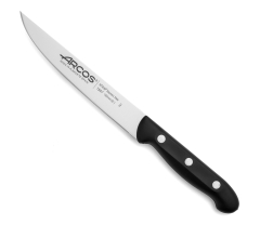 Cuchillo de cocina Arcos Maitre 150700 de acero inoxidable Nitrum y mango de polipropileno con hoja de 15 cm en blíster