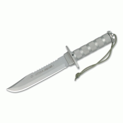 Survival Messer AITOR Jungle king I, Klinge aus Edelstahl 20,5 cm, 1 kg Gewicht, inkl. Survival Zubehör, 16015