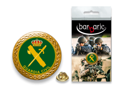 Barbarische Goldnadel. Abgeschrägte Kante. T:20mm