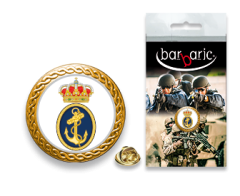 Spilla d'oro barbarica. Bordo smussato. D: 20 mm