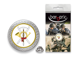 Barbarische Silbernadel. Abgeschrägte Kante.20mm