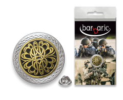 Pino prateado bárbaro. Bordo biselado.20mm