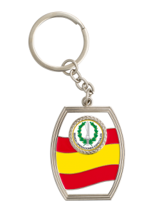 Schlüsselanhänger mit spanischer Flagge