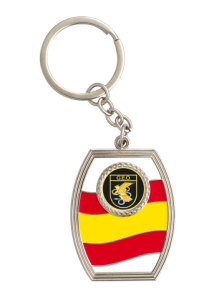 Schlüsselanhänger mit spanischer Flagge