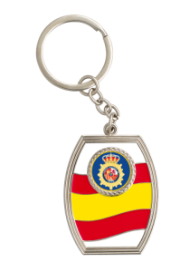 Portachiavi con bandiera spagnola