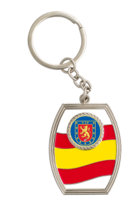 Schlüsselanhänger mit spanischer Flagge