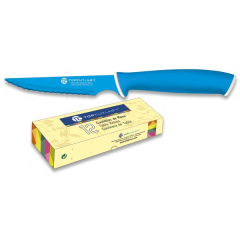 Faca de mesa talheres Top, 3 cores à sua escolha, Mango de borracha, folha de 11,5 Cm, 17322