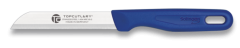 Descascador de faca Microfilo exclusivo Top talheres, folha 8 Cm, Mango de Abs injetado, azul, 17343-az