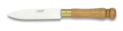 Cuchillo De Cocina - Mesa Mam, Con Mango De Madera, Virola De Latón, Hoja De 10 Cm De Acero Inoxidable, 17408