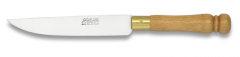 Cuchillo de Cocinero Mam, Hoja de 12,6 cm de Acero Inoxidable, Virola de Latón, Mango de Madera 17415