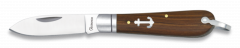 Faca Marinera Martínez Albainox com mango de madeira, 6,7 cm box 18188-cor da chapa de aço