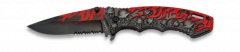 Albainox Skull- Flames 8.2 coltellino Albainox