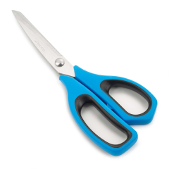 Tijera de Cocina Arcos 185723 de acero inoxidable y mango Polipropileno + Elastómero de color azul de 240 mm en blíster
