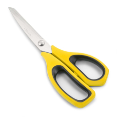 Tijera de Cocina Arcos 185725 de acero inoxidable y mango Polipropileno + Elastómero de color amarillo de 240 mm en blíster