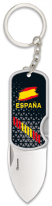 Navaja 3d España Con Clip Y Llavero