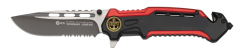 Coltello di sicurezza K25 Rosso / Nero. Con F
