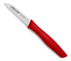 Mondador Knife Arcos Nova 188422 in acciaio inox Nitrum e mango Polipropilene, lama rossa 8 cm con coperchio della lama e display box