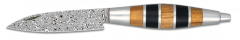 Couteau Pliant Damas Aluminium/bois
