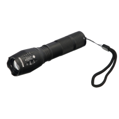 WOLFPACK LINEA PROFESSIONAL Flashlight LED De Hand Held Aluminium Battery Powered (3 AAA) 300 Lumen 5 Watt. Con zoom.