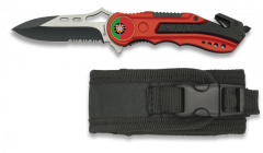 AlbainoxAlbainox Messer rot. Säge. Scheide. 6.5