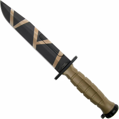 Coltello Extreme Ratio MK2.1, Daggerde Combat, Lama de Acciaio Cobalto, de Nylon Rinforzato e Fodero de Coscia