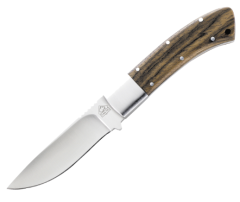 Coltello Puma Tec Wood Zebrano lama 9,5 cm.