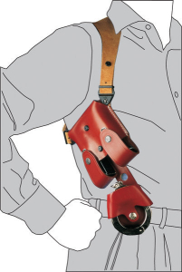 Kit doppia spalla di ricarica in pelle per la serie O1 - AE1 - AA1 Vega Fondina 1K03