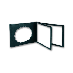 Brieftasche Badge Holder Standard In Leder