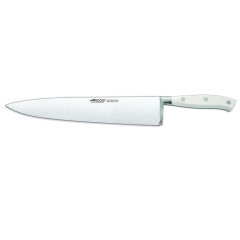Couteau cuisinier Arcos Riviera Blanc 233824 de Nitrum Steel, avec Mango de Polyoxyméthylène et lame de 30 cm en étui.