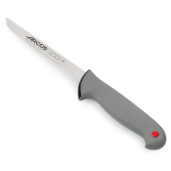 Cuchillo Deshuesador Arcos Colour - Prof  242100 de acero inoxidable Nitrum y mango ergonómico de Polipropileno y hoja de 15 cm, funda display