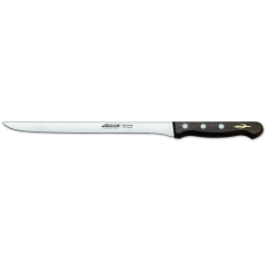 Cuchillo Jamonero Arcos Palisandro  273200 de acero inoxidable Nitrum y mango de madera de Palisandro con hoja de 24.5 cm, y Funda Hoja