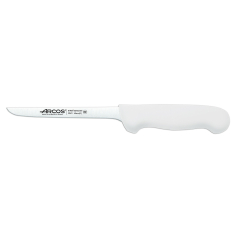Ausbeinmesser Arcos Farbe - Prof  294124  aus Edelstahl Nitrum und ergonomisch weißem Polypropylen mango mit 16 cm Klinge, Vitrine