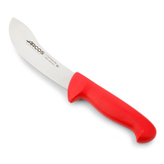 Cuchillo para despellejar  Arcos Colour - Prof  295322  de acero inoxidable Nitrum y mango ergonómico de Polipropileno de color rollo y hoja de 16 cm, funda display
