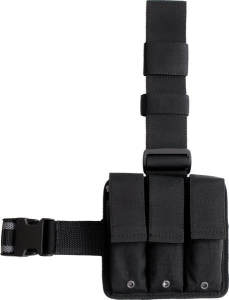 Oberschenkeltaschen-Kit mit soporte Nylon-Triple-Gun-Magazin Vega Holster 2K94