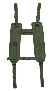  Schulterschnürsystem in Cordura für jede Art von olivgrünem Gürtel Vega Holster 2SM04