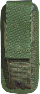 Caixa de carga com sistema modular ou de cinto, tampas de velcro ajustáveis, verde Vega Holster 2SM11