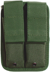 Étui de chargement double avec couvercles réglables et système modulaire vert Vega Étui 2SM12