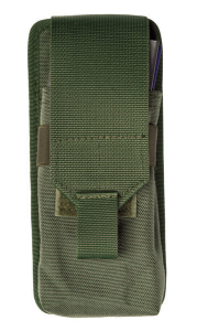 Doppelholster für taktisches Ladegerät TWO 5.56 M16-AR70/9 mit Molle-kompatiblem Gurtsystem in grün Vega Holster 2SM29