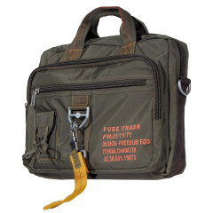 BOLSA MULTI FUNCION VERDE 100% POLIESTER 40x30x10cm.