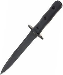 39-09 Operacional, Extreme Ratio 39-09 Operacional, dagger de combate histórico com lâmina revestida a óxido preto de e coldre tático para o tornozelo